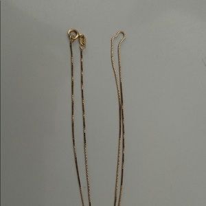 Marked solid 14k gold chain